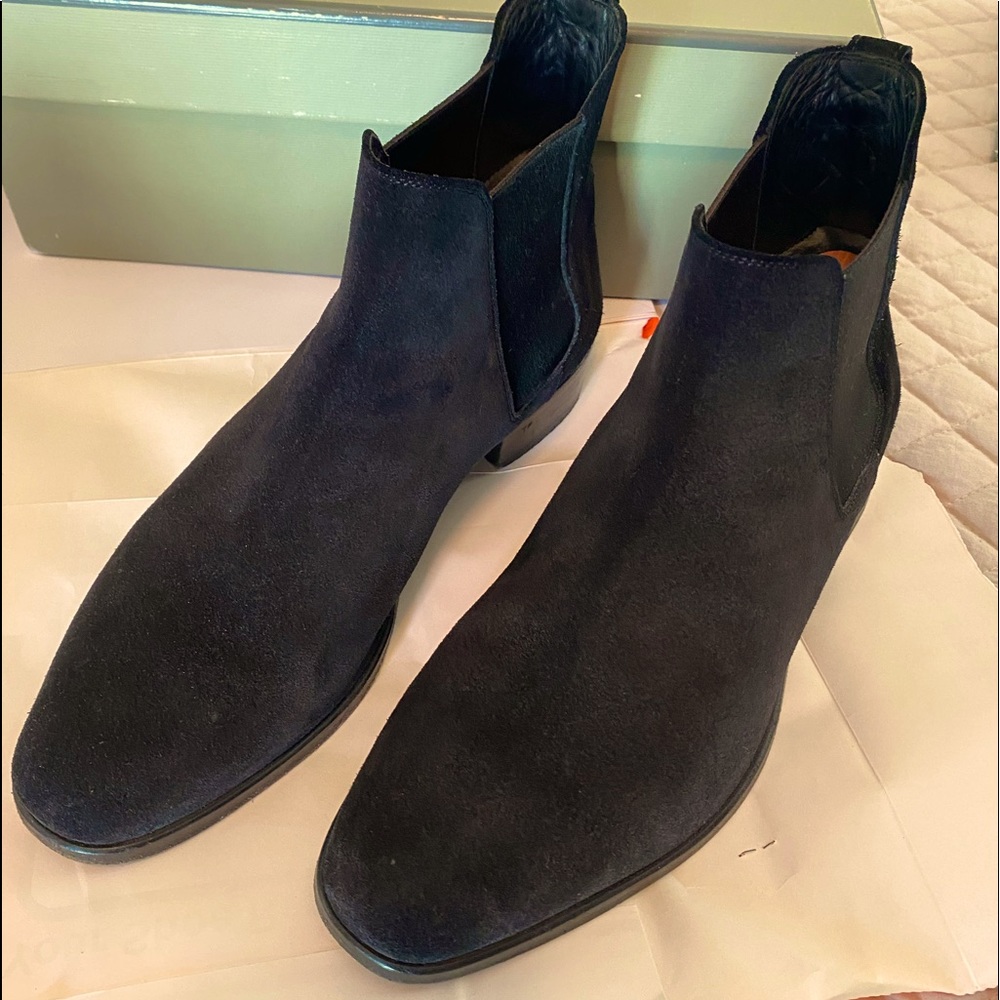Tom Ford -  Black Ankle Boots - Black Italian Calfskin - UK Size 10.5 - USA 11.5